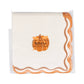 PLNP2565 - PUMPKIN BOW COCKTAIL NAPKIN (24ct)