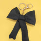 TRENDING PUFFY BOW RIBBON BAG CHARM KEYCHAIN | 40KC109: Pink