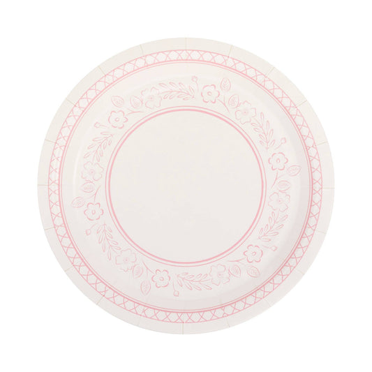 PEM1140 - Pembroke Small Pink Floral 7" Plate