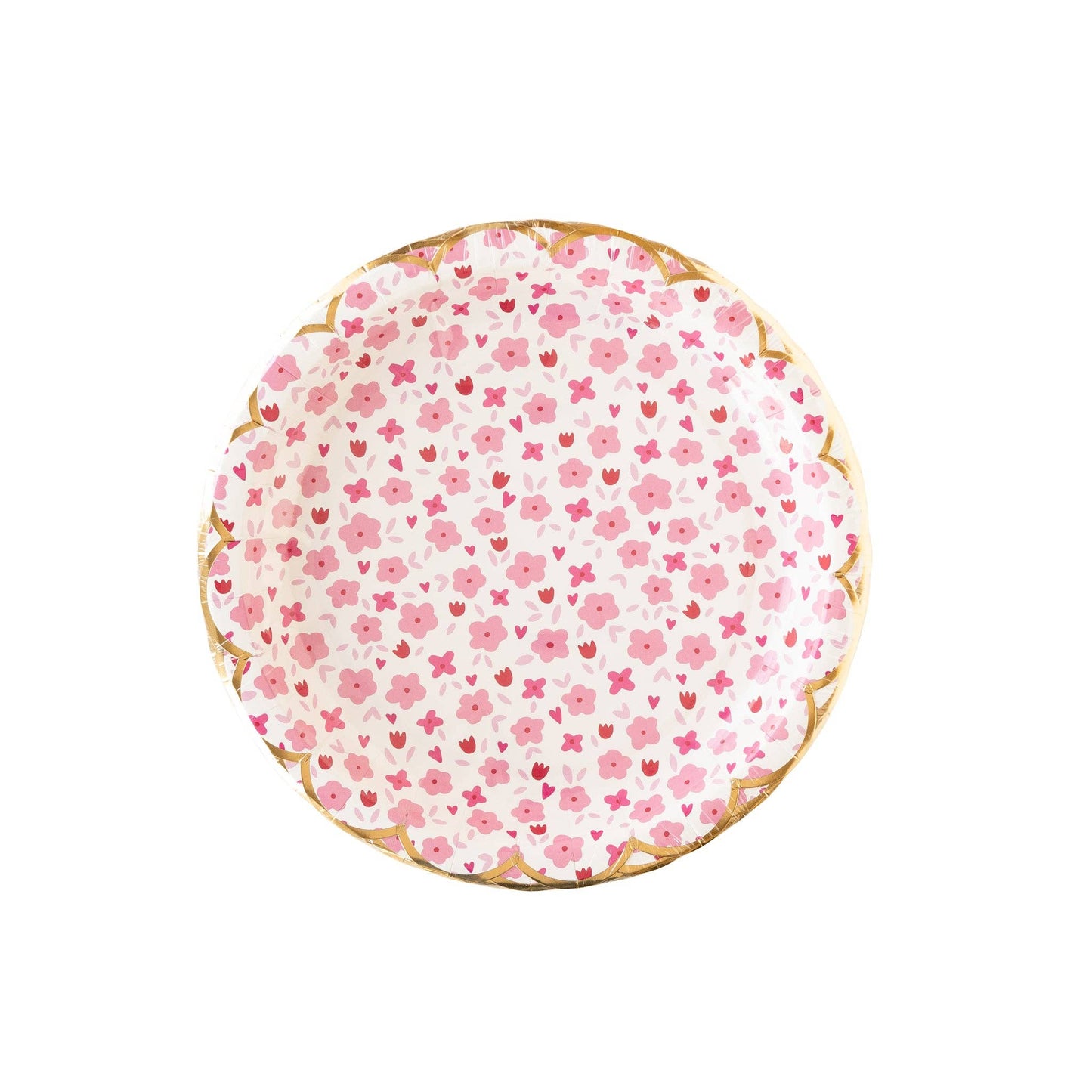 PLPL107 - Flower Fields Paper Plate