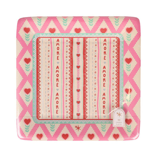 Valentine's Amore Dinner Plates (10 count)