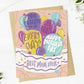 "Best Mom Ever" Celebration Balloons Mother's Day Card