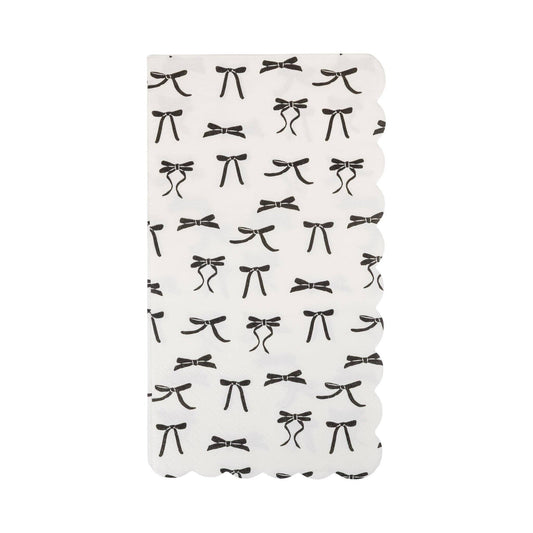 PLBLW35 - Black Bow Guest Napkin