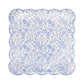 PLPL887 - Blue Floral Paper Plate