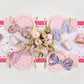 PETAL PINK SIGNATURE BOW SMALL PLATES