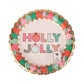 Holly Jolly Celebration Dessert Plate