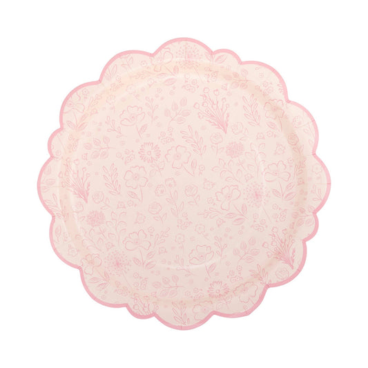 PEM1141 - Pembroke Pink Floral 10" Plate