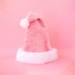 Luxe Christmas Santa Hat | Pink