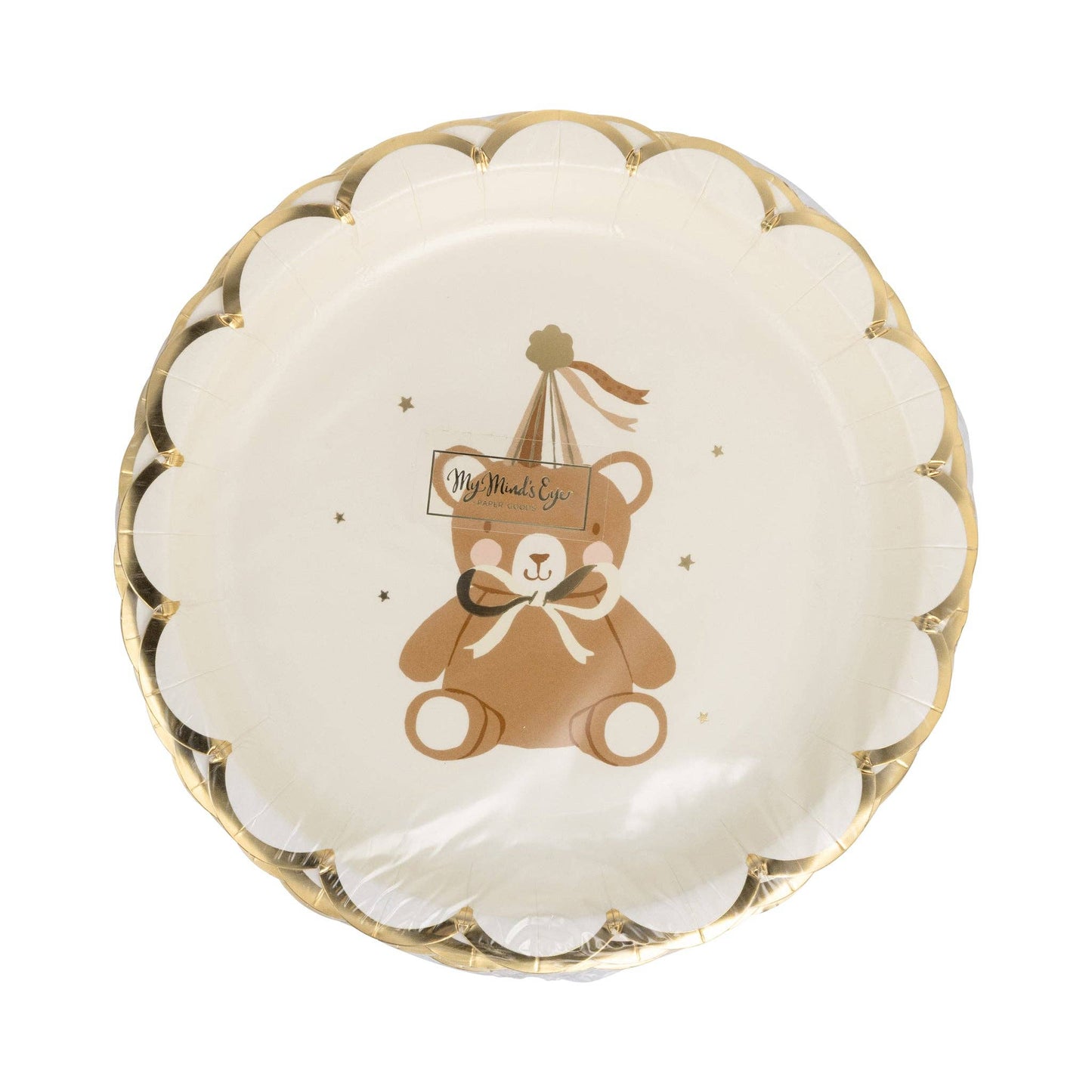 BAB1145 - Teddy Bear Baby Dessert Plate