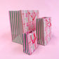 Christmas Ric Rac Bows Gift Bag: Medium