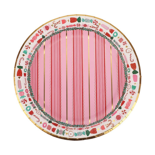 Peppermint Party Dinner Plate