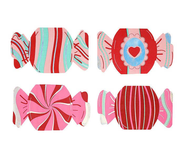 Valentine Candy Shaped Napkins (20 count)