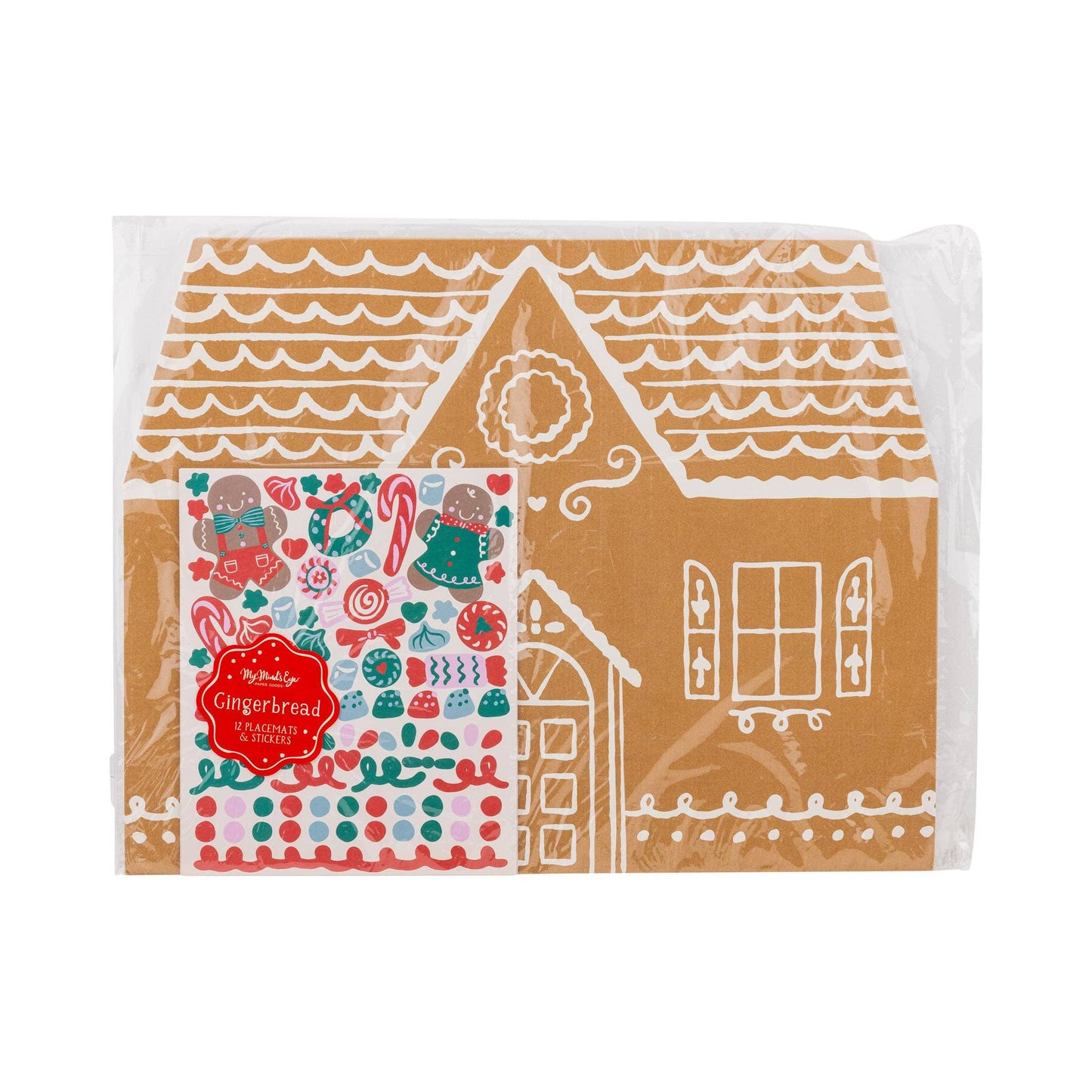 GBD1215 - Gingerbread Placemat with Stickers