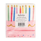 PLBDY32 - Foil Cake & Candles Cocktail Napkin