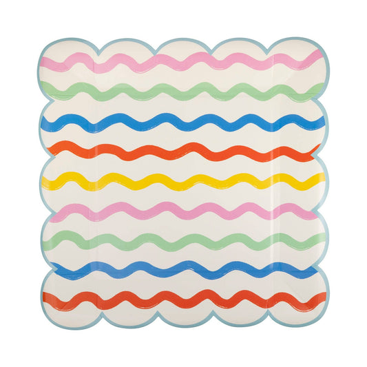 PET1140 - Ric Rac Striped Plate