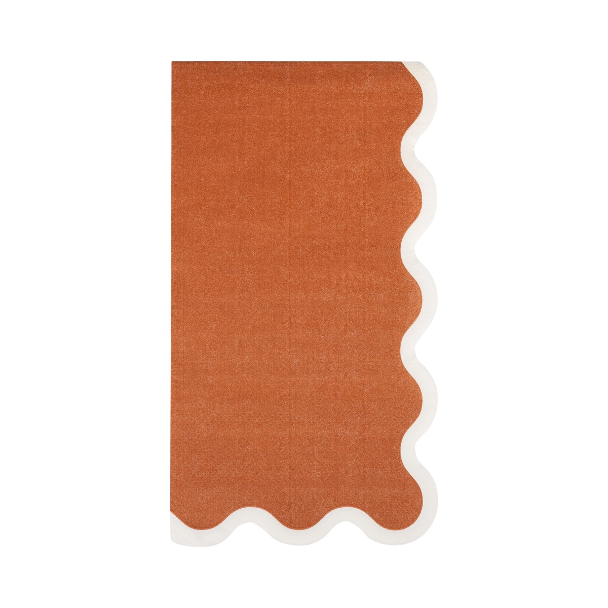 WDT1338 - Rust Ric Rac Dinner Paper Napkins