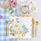 SPR1042 - Floral Corner Plate