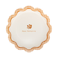 HRV1342 - Gingham Happy Thanksgiving Paper Plates