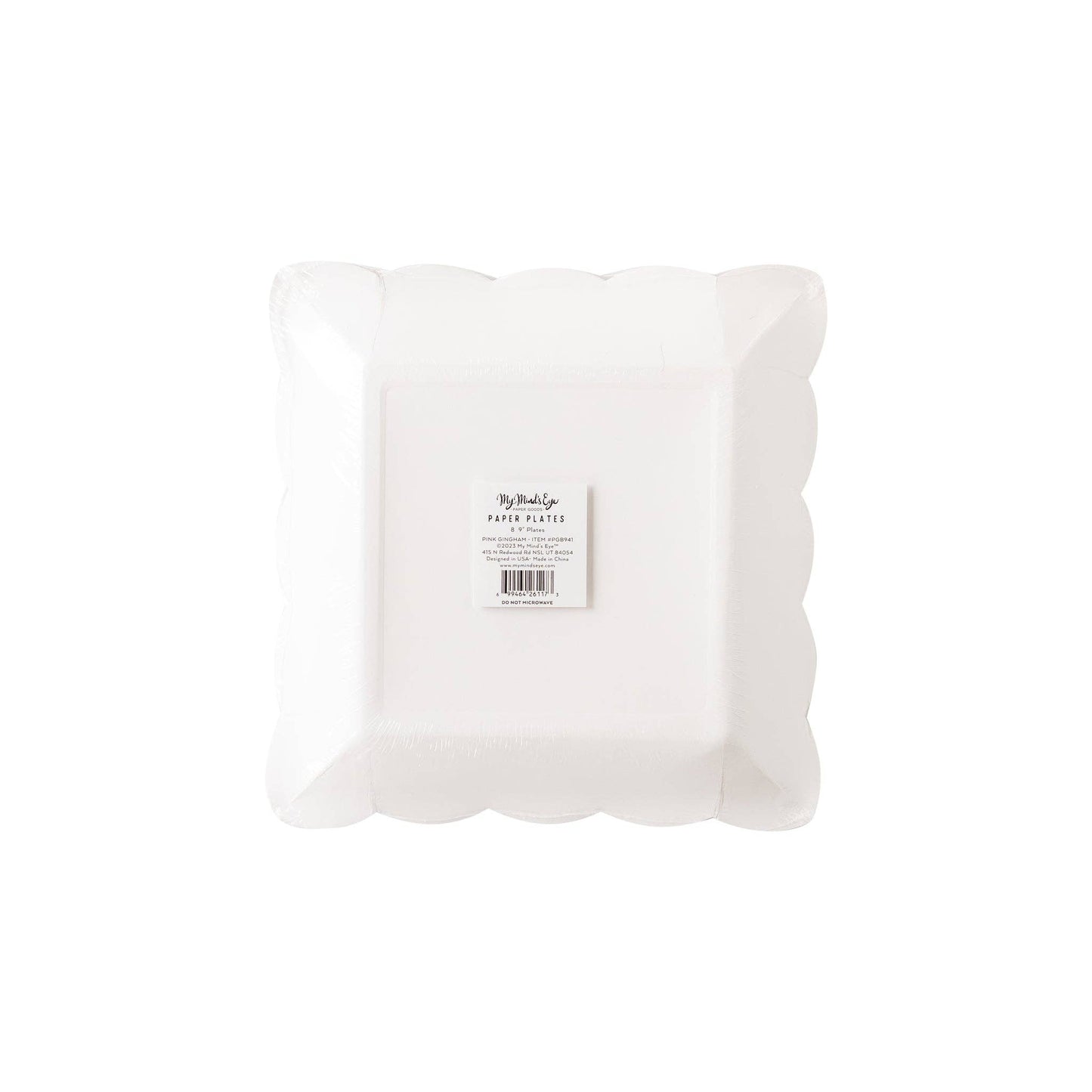 PGB941 - Pink Gingham Plate