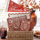 WDT1343 - Rust Ric Rac Paper Plates