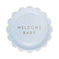 BAB1143 - Welcome Baby Blue Plate