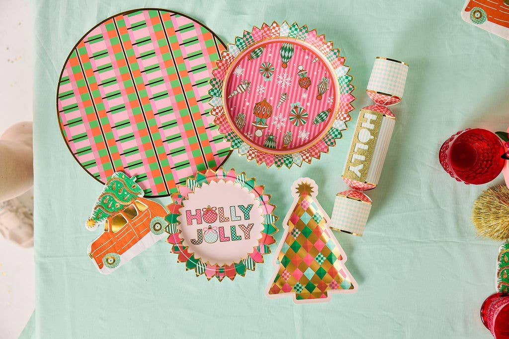 Holiday Cheer Tree Dessert Plate