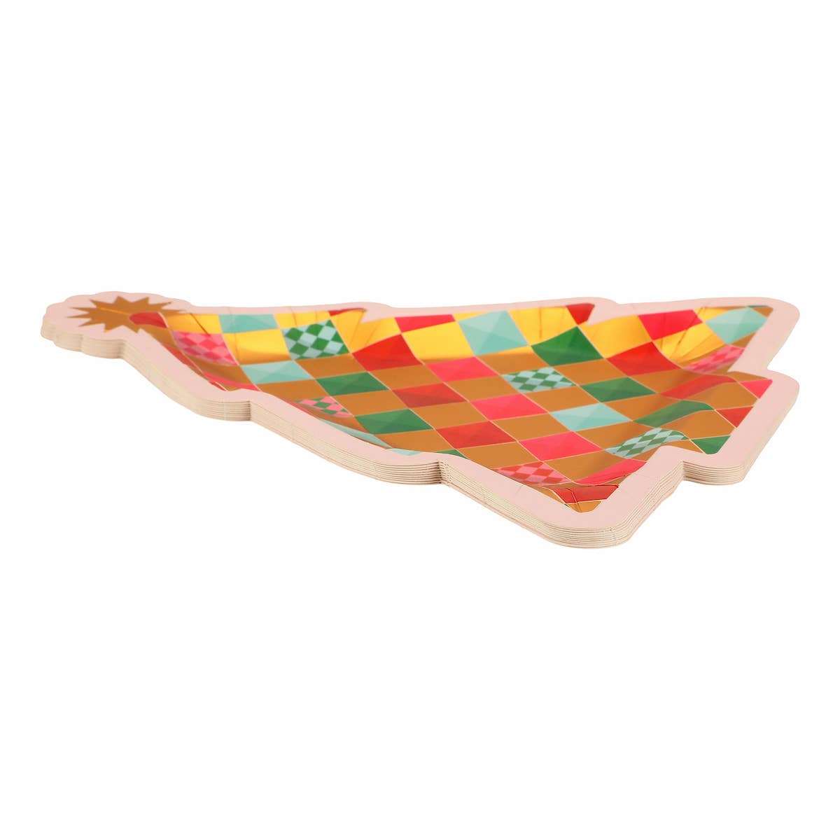 Holiday Cheer Tree Dessert Plate